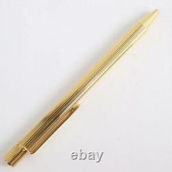 Cartier Cartier Ballpoint Pen Gold Twist Stripe