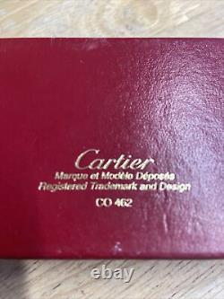 Cartier Le Must CO462- 2001 18ct Gold Plate Ballpoint Pen. Case And Guarantee