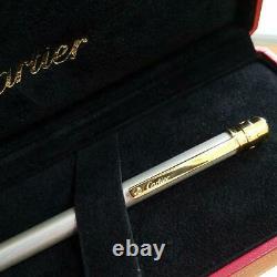 Cartier Love Ballpoint Pen Silver/Gold In Case New