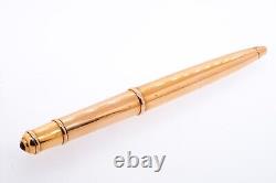 Cartier Mini Diabolo gold filled ballpoint pen with box and papers