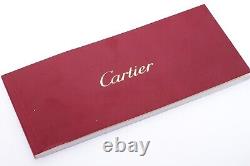 Cartier Mini Diabolo gold filled ballpoint pen with box and papers