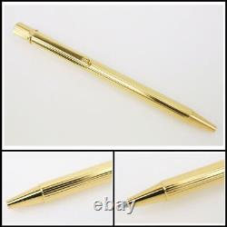 Cartier Must 2 de Gadron Ballpoint Pen ST150090 Gold Color Twist Type Limited