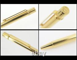 Cartier Must 2 de Gadron Ballpoint Pen ST150090 Gold Color Twist Type Limited