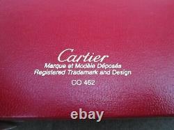 Cartier Must De Cartier II Gold plated pen in fitted case and outer sleeve