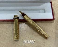 Cartier Must de Cartier Vendome Trinity Ballpoint Pen with Case Free Shipping