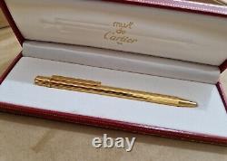 Cartier (RARE) Brand New Must De Cartier Ballpoint Pen 1996