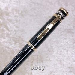 Cartier Rollerball Pen Trinity Black Resin 18K Gold Finish with Case