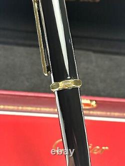 Cartier Santos Dumont Ballpoint Gold Finish Pen 2018 Preowned