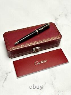 Cartier Santos Dumont Ballpoint Gold Finish Pen 2018 Preowned