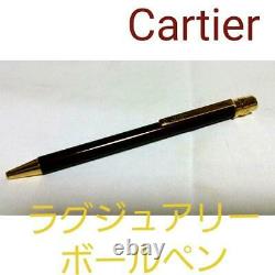 Cartier Santos ballpoint pen color red gold luxury model with logo