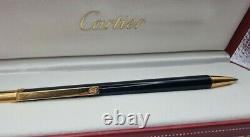 Cartier Stylo Bille Must II Ballpoint Pen with box and papers