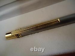 Cartier TRINITY Ballpoint Pen Brushed Silver & Gold Plated Cased/Papers