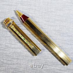 Cartier Trinity Diamond Emerald Gold Ballpoint Pen