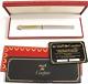 Cartier Trinity Ballpoint Pen With Cap Silver Gold F With Case Used Vintage