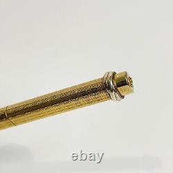 Cartier Vendome Crosshatch Cisele Trinity Ring ballpoint Pen (Vintage)