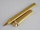 Cartier Vendome Oval Gold Plated Ballpoint Pen Free Shipping Worldwide