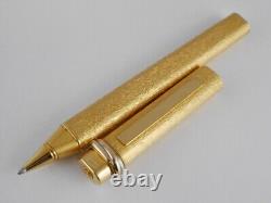 Cartier Vendome Oval Gold Plated Ballpoint Pen with Box FREE SHIPPING WORLDWIDE