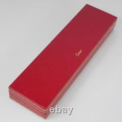 Cartier Vendome Oval Gold Plated Ballpoint Pen with Box (used) FREE SHIPPING