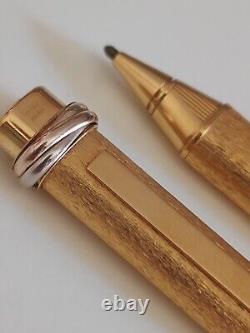 Cartier Vendome Trinity Ballpoint Pen Gold-finish Ballpoint Pen Pen Ball