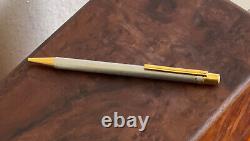 Cartier must Santos ballpoint pen Silver With Gold Trim & Accents