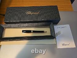 Chopard Black And Gold Ball Point Pen Blue Ink (5028)