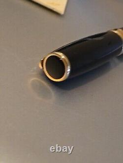 Chopard Black And Gold Ball Point Pen Blue Ink (5028)