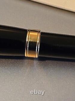 Chopard Black And Gold Ball Point Pen Blue Ink (5028)