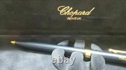 Chopard Genuine Twist type Ballpoint Pen(Navy/Gold) withBox Excellent Rare Mint