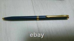 Chopard Genuine Twist type Ballpoint Pen(Navy/Gold) withBox Excellent Rare Mint