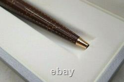 Christian Dior Twist type Ballpoint Pen(Brown/Gold) wz/Box, Manual Super Rare
