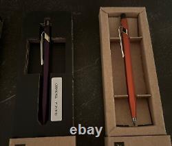 Complete Nespresso Caran d'Ache 8 Pen And Pencil Collection Very Rare