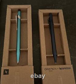 Complete Nespresso Caran d'Ache 8 Pen And Pencil Collection Very Rare