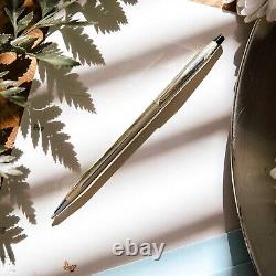 Cross 10KT Gold Filled Ballpoint Pen Classic Century Medalist Chrome Luxury Gift