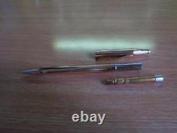 Cross 18Kt Rolled Gold Ballpoint Pen Ornamental from JAPAN