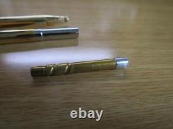 Cross 18Kt Rolled Gold Ballpoint Pen Ornamental from JAPAN