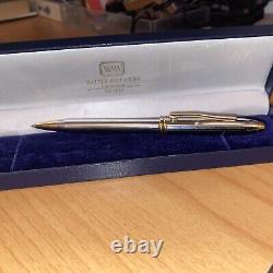 Cross 502 Townsend Medalist Chrome Ballpoint Pen. 23 KT Gold-plated Appointments