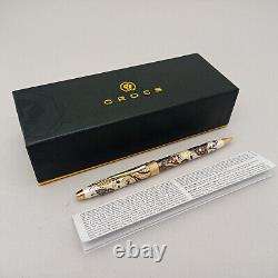 Cross Botanica Golden Magnolia Ballpoint Pen Excellent