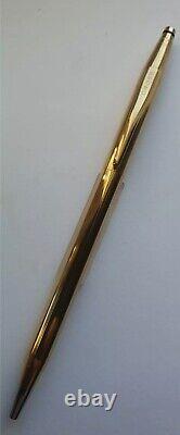 Cross Century 18k Rolled Gold Classic Slim Ballpoint Pen