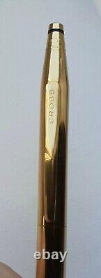 Cross Century 18k Rolled Gold Classic Slim Ballpoint Pen
