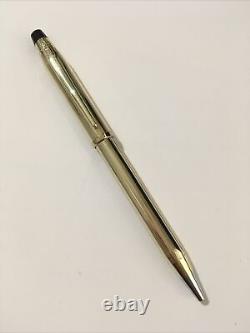 Cross Century II 10k Gold Filled Ballpoint Pen-made Ink Usa-superb