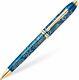 Cross Special Edition Year Of The Rat Blue Lacquer Ballpoint Pen 23k Gold Box