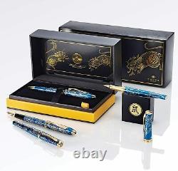 Cross Special Edition Year Of The Rat Blue Lacquer Ballpoint Pen 23K Gold Box