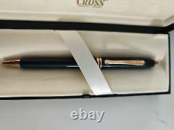 Cross Townsend Ballpoint Pen Marble Green New In Box 622 Made In Ireland Nos