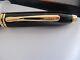 Cross Townsend Black Lacquer Fountain Pen With 23k Plated Appointments