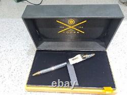 Cross ballpoint pen Townsend 502 Medalist Silver x Gold Twist type KH08527