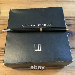 DUNHILL Ballpoint pen Black x Gold Made in Germany d-logo no Box