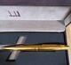 Dunhill Ballpoint Pen Gold Nkv2723 With Box & Papers