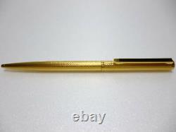 DUNHILL Gemline Gold x Black Ballpoint pen with Box
