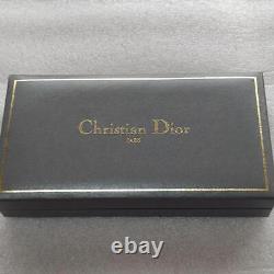 Dior Ballpoint pen Vintage Silver x Gold with Box