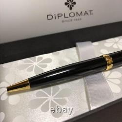 Discontinued Diplomat Ballpoint Pen Excellence A Black Lacquer Gold